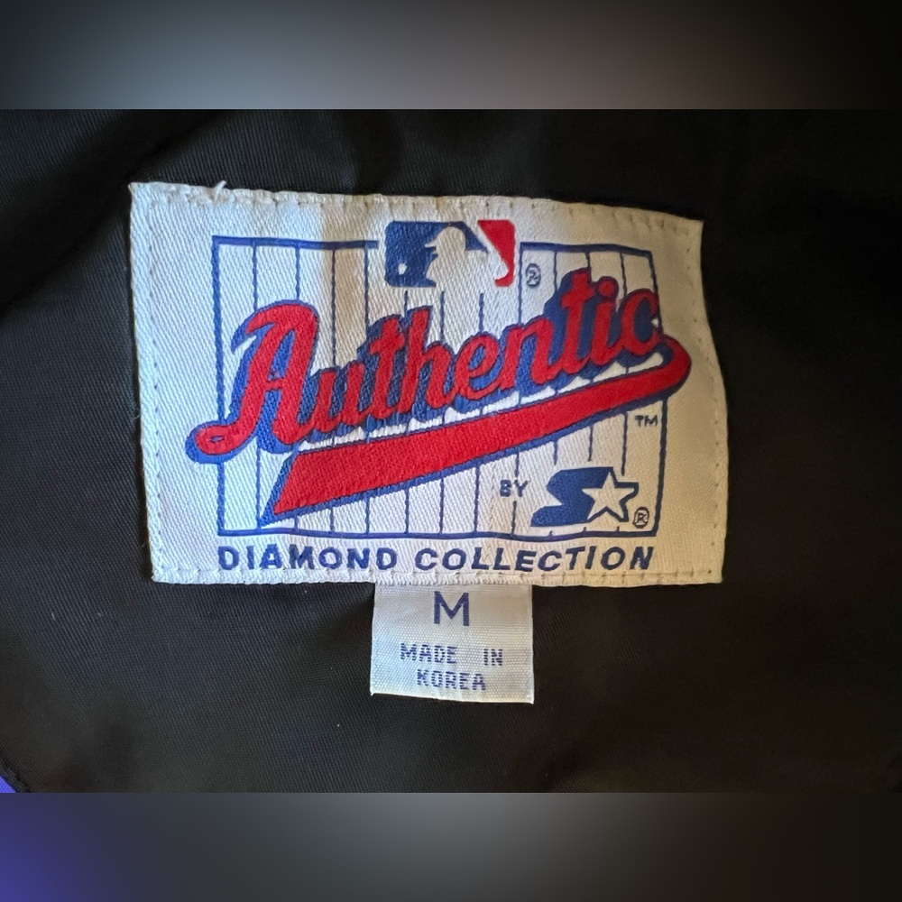 VTG 90s MLB Colorado Rockies Starter Diamond Collection Satin Jacket Korea Mint - Picture 6 of 14